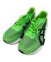 asics（アシックス）の古着「ランニングシューズ」｜グリーン