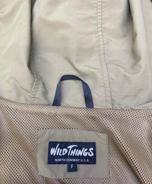 WILD THINGS（ワイルドシングス）WILD THINGS (ワイルドシングス) ナイロンジャケット ベージュ サイズ:Fの古着・服飾アイテム