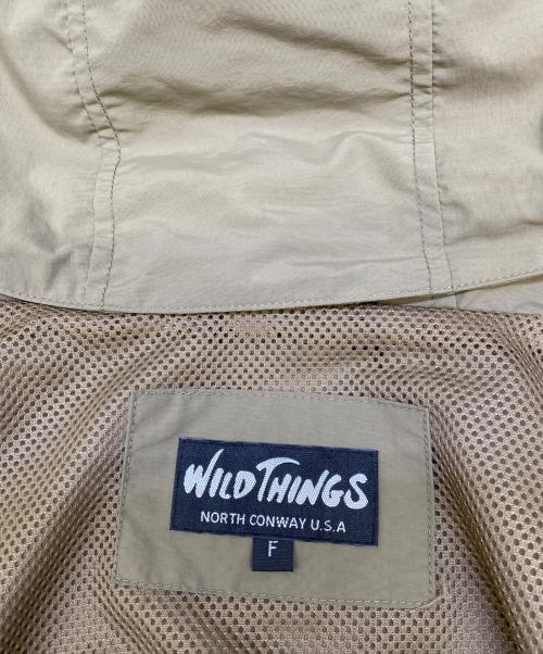 WILD THINGS（ワイルドシングス）WILD THINGS (ワイルドシングス) ナイロンジャケット ベージュ サイズ:Fの古着・服飾アイテム