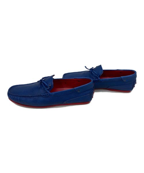 TOD'S（トッズ）TOD'S (トッズ) Ferrari (フェラーリ) ドライビングシューズ ブルー サイズ:6の古着・服飾アイテム