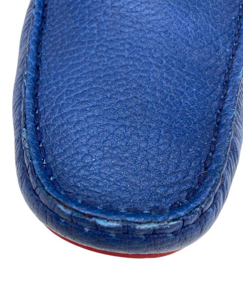 TOD'S（トッズ）TOD'S (トッズ) Ferrari (フェラーリ) ドライビングシューズ ブルー サイズ:6の古着・服飾アイテム