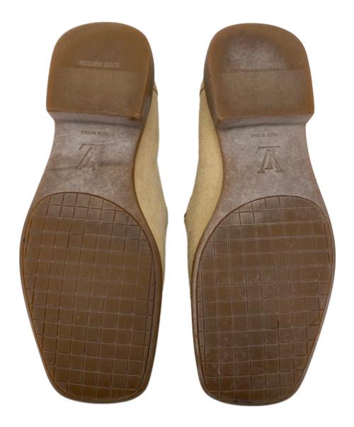 LOUIS VUITTON（ルイ ヴィトン）LOUIS VUITTON (ルイ ヴィトン) スリッポン ベージュ サイズ:5 1/2の古着・服飾アイテム