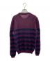 GUCCI (グッチ) 厚手ニット パープル×ネイビー サイズ:Ｍ：15000円