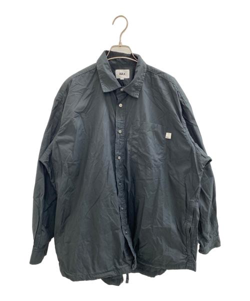 WAX（ワックス）WAX (ワックス) BALLOON SHIRTS JACKET ブラック サイズ:Sの古着・服飾アイテム