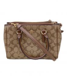COACH（コーチ）の古着「2WAYバッグ」｜ブラウン