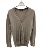 BLACK LABEL CRESTBRIDGEブラックレーベル クレストブリッジ）の古着「薄手カーディガン」｜ブラウン