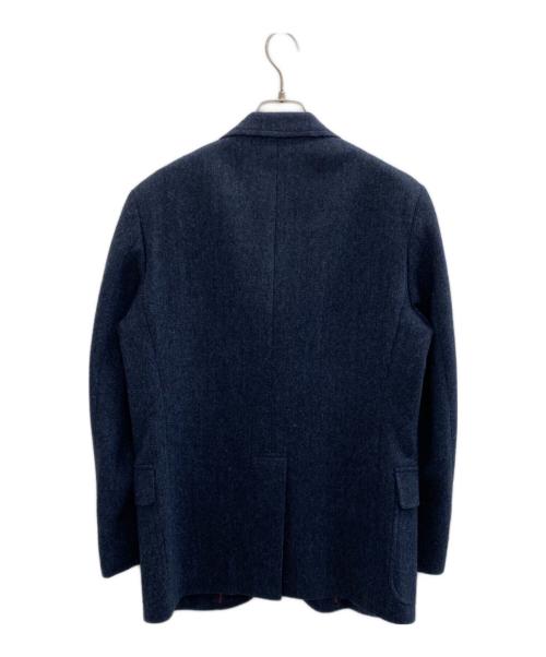 J.PRESS（ジェイプレス）J.PRESS (ジェイプレス) LOVAT(ラバット)ツイードウールジャケット ネイビー サイズ:A5の古着・服飾アイテム