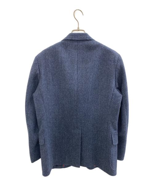 J.PRESS（ジェイプレス）J.PRESS (ジェイプレス) LOVAT(ラバット)ツイードウールジャケット ネイビー サイズ:A5の古着・服飾アイテム