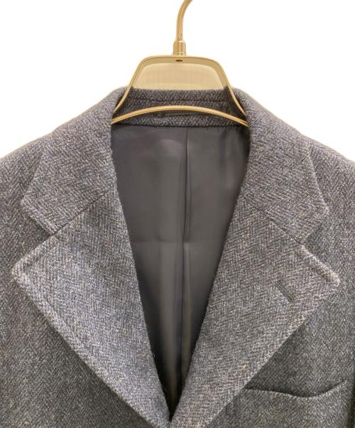J.PRESS（ジェイプレス）J.PRESS (ジェイプレス) LOVAT(ラバット)ツイードウールジャケット ネイビー サイズ:A5の古着・服飾アイテム