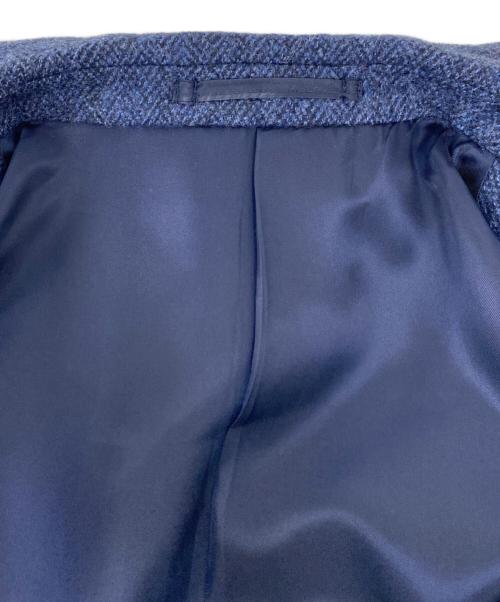 J.PRESS（ジェイプレス）J.PRESS (ジェイプレス) LOVAT(ラバット)ツイードウールジャケット ネイビー サイズ:A5の古着・服飾アイテム
