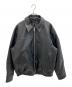 ZARA（ザラ）の古着「フェイクレザーブルゾン」｜ブラック