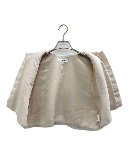 SACRA（サクラ）SACRA (サクラ) プードルファーショートジレ ベージュ サイズ:38の古着・服飾アイテム