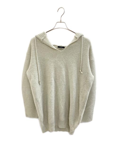 EMODA（エモダ）EMODA (エモダ) ワイドフードルーズニット グレー サイズ:Freeの古着・服飾アイテム