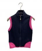 VERSACEヴェルサーチェ）の古着「ベスト」｜ピンク×ブラック