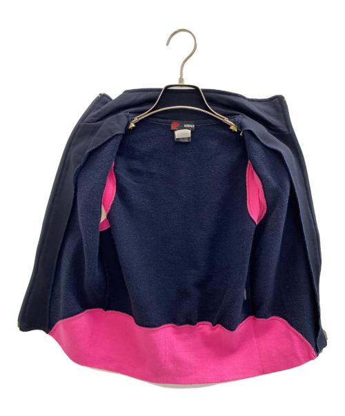 VERSACE（ヴェルサーチェ）VERSACE (ヴェルサーチェ) ベスト ピンク×ブラック サイズ:XSの古着・服飾アイテム