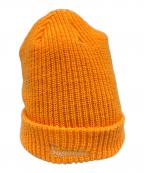 SUPREMEシュプリーム）の古着「ニット帽」｜オレンジ