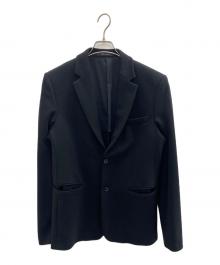 EMPORIO ARMANI（エンポリオアルマーニ）の古着「EMPORIO ARMANI　テーラードジャケット」｜ブラック