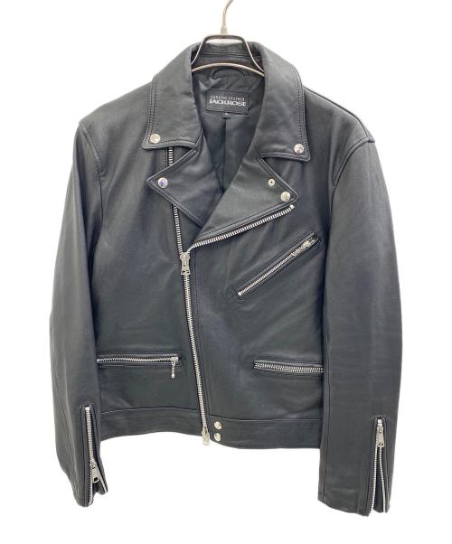 JACKROSE（ジャックローズ）JACKROSE (ジャックローズ) ダブルライダースジャケット ブラック サイズ:5の古着・服飾アイテム