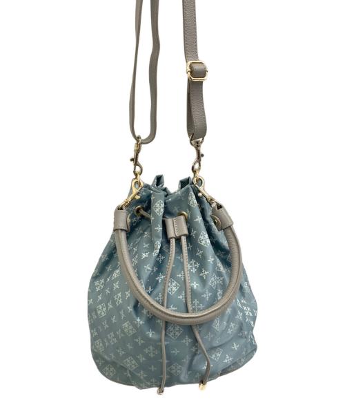 russet（ラシット）russet (ラシット) 2WAYバッグ ブルーの古着・服飾アイテム