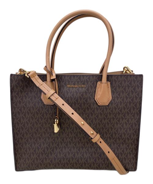 MICHAEL KORS（マイケル・コース）MICHAEL KORS (マイケル・コース) 2WAYバッグ ブラウンの古着・服飾アイテム