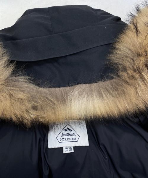 Pyrenex（ピレネックス）Pyrenex (ピレネックス) ANNECY FUR ブラック サイズ:XSの古着・服飾アイテム