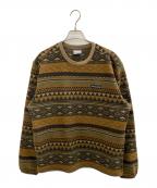 Columbiaコロンビア）の古着「Lovell Ridge Crew」｜ブラウン×ベージュ