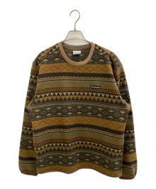 Columbia（コロンビア）の古着「Lovell Ridge Crew」｜ブラウン×ベージュ