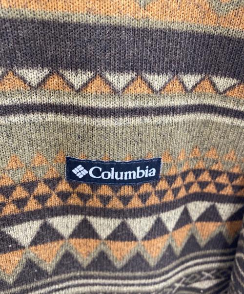 Columbia（コロンビア）Columbia (コロンビア) Lovell Ridge Crew ブラウン×ベージュ サイズ:Mの古着・服飾アイテム