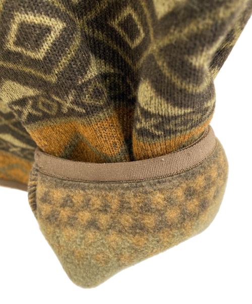 Columbia（コロンビア）Columbia (コロンビア) Lovell Ridge Crew ブラウン×ベージュ サイズ:Mの古着・服飾アイテム