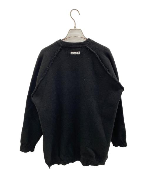 CDG（シーディージー）CDG (シーディージー) 厚手ニット ブラック サイズ:Lの古着・服飾アイテム