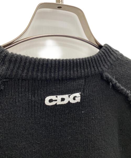 CDG（シーディージー）CDG (シーディージー) 厚手ニット ブラック サイズ:Lの古着・服飾アイテム