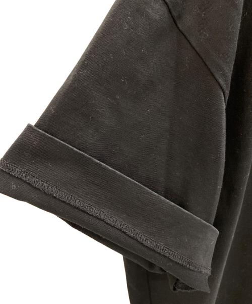 CINOH（チノ）CINOH (チノ) EX.HYBRID S/S HALF ZIP TEE/THE TOKYO別注ハイブリットS/SハーフジップTシャツ ブラック サイズ:46の古着・服飾アイテム