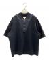 CINOH（チノ）の古着「EX.HYBRID S/S HALF ZIP TEE/THE TOKYO別注ハイブリットS/SハーフジップTシャツ」｜ブラック