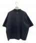 CINOH (チノ) EX.HYBRID S/S HALF ZIP TEE/THE TOKYO別注ハイブリットS/SハーフジップTシャツ ブラック サイズ:46：7000円
