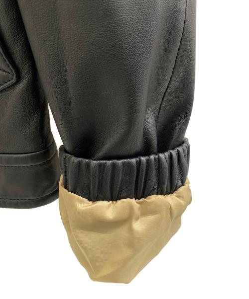 COACH（コーチ）COACH (コーチ) レザージャケット ブラック サイズ:XSの古着・服飾アイテム