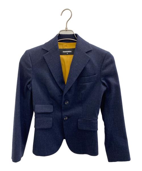 DSQUARED2（ディースクエアード）DSQUARED2 (ディースクエアード) テーラードジャケット ネイビー サイズ:38の古着・服飾アイテム
