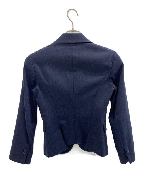 DSQUARED2（ディースクエアード）DSQUARED2 (ディースクエアード) テーラードジャケット ネイビー サイズ:38の古着・服飾アイテム