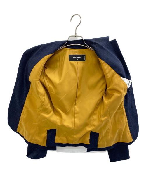 DSQUARED2（ディースクエアード）DSQUARED2 (ディースクエアード) テーラードジャケット ネイビー サイズ:38の古着・服飾アイテム
