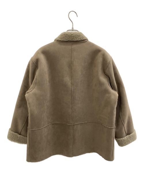 JOURNAL STANDARD relume（ジャーナルスタンダード レリューム）JOURNAL STANDARD relume (ジャーナルスタンダード レリューム) リバーシブルボアジャケット ベージュ サイズ:Fの古着・服飾アイテム