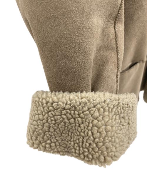 JOURNAL STANDARD relume（ジャーナルスタンダード レリューム）JOURNAL STANDARD relume (ジャーナルスタンダード レリューム) リバーシブルボアジャケット ベージュ サイズ:Fの古着・服飾アイテム