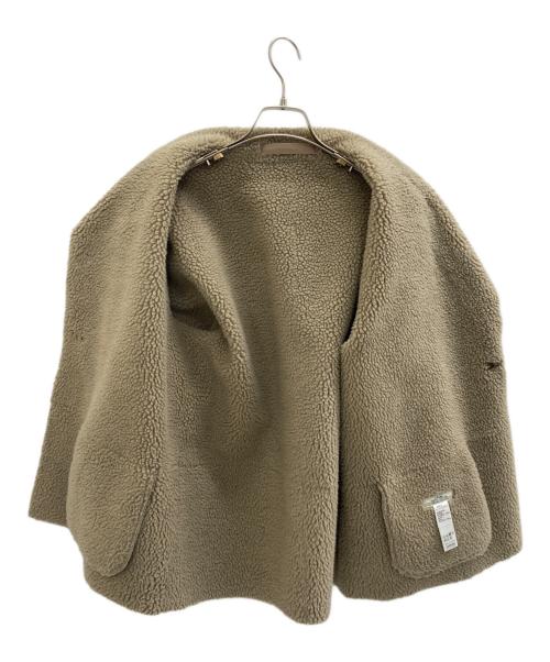 JOURNAL STANDARD relume（ジャーナルスタンダード レリューム）JOURNAL STANDARD relume (ジャーナルスタンダード レリューム) リバーシブルボアジャケット ベージュ サイズ:Fの古着・服飾アイテム