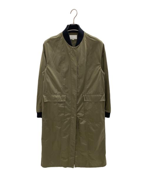 YASUTOSHI EZUMI（ヤストシ エズミ）YASUTOSHI EZUMI (ヤストシ エズミ) ロングコート カーキ×ブラック サイズ:Sの古着・服飾アイテム