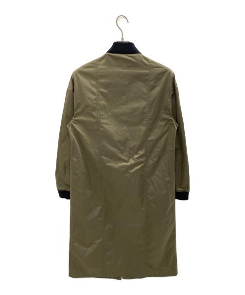 YASUTOSHI EZUMI（ヤストシ エズミ）YASUTOSHI EZUMI (ヤストシ エズミ) ロングコート カーキ×ブラック サイズ:Sの古着・服飾アイテム