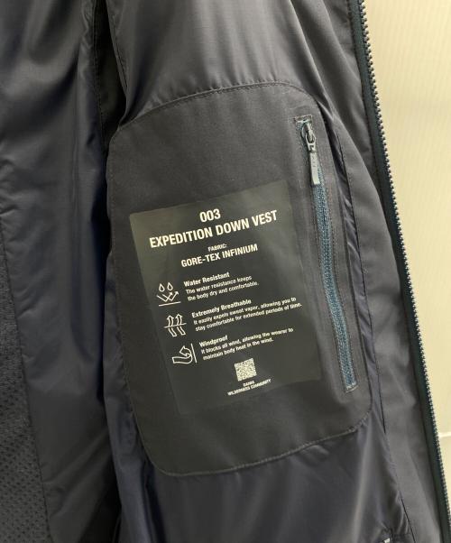 DAIWA LIFE STYLE（ダイワライフスタイル）DAIWA LIFE STYLE (ダイワライフスタイル) DOWN VEST GORE-TEX ネイビー サイズ:Lの古着・服飾アイテム