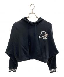 adidas Originals（アディダスオリジナル）の古着「ショート ディズニー パーカー」｜ブラック