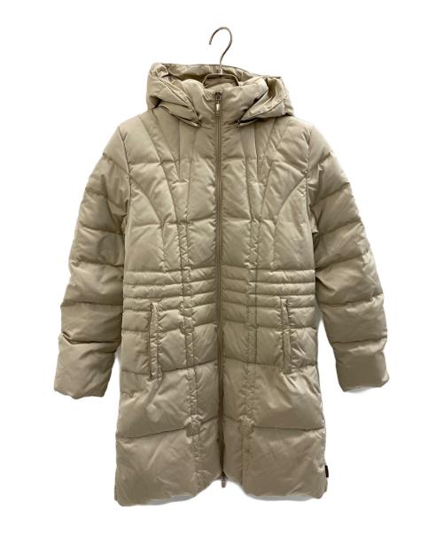 MONCLER（モンクレール）MONCLER (モンクレール) ダウンコート ベージュの古着・服飾アイテム