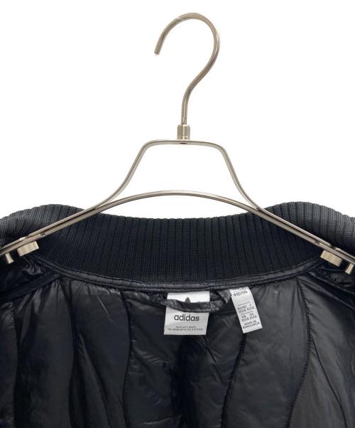 adidas（アディダス）adidas (アディダス) ルーズフィットキルトジャケット ブラック サイズ:Freeの古着・服飾アイテム