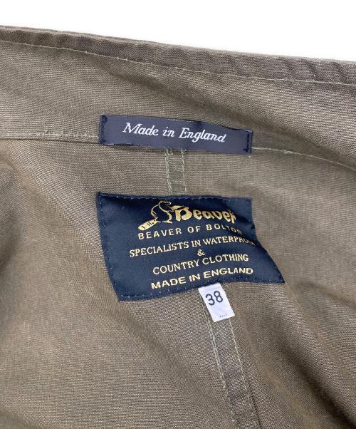 BEAVER OF BOLTON（ビーバー オブ ボルトン）BEAVER OF BOLTON (ビーバー オブ ボルトン) スタンドカラーコート グリーン サイズ:38の古着・服飾アイテム
