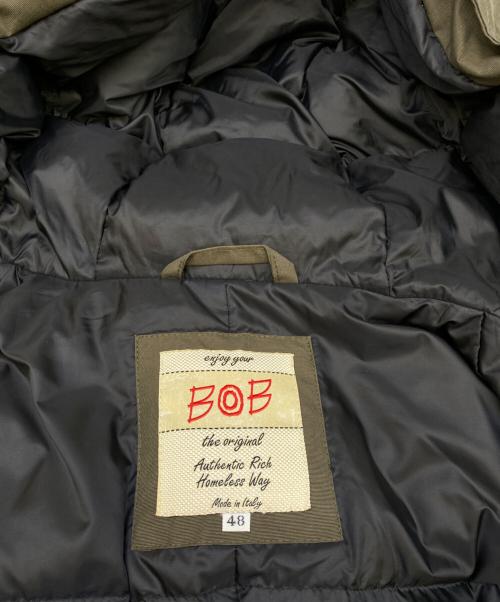Bob（ボブ）BOB (ボブ) ダウンコート グリーン サイズ:48の古着・服飾アイテム