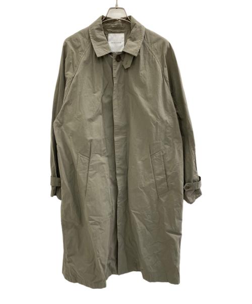 FREAK'S STORE（フリークスストア）FREAK'S STORE (フリークスストア) ステンカラーコート グリーン サイズ:Lの古着・服飾アイテム